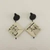 19. yy Sonlarına Ait Nota Kağıdı ile Origami Küpe