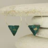Özel Kağıt Origami Küpe